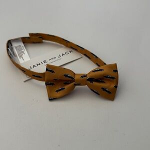 SOLD NEW Janie and Jack Yellow Bow Tie with Car Design
